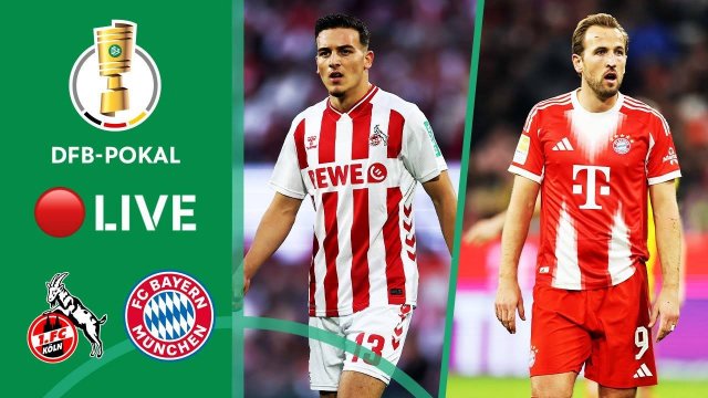 Кельн — Бавария Футбол Германия. Кубок. 1/16 финала сезон 25/26 | 28.10.2025 Прямая трансляция