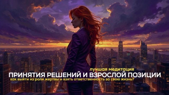Медитация взрослой позиции «Выход из роли жертвы»