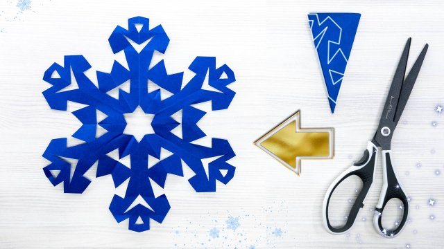 ✨ Как сделать самую красивую снежинку из бумаги