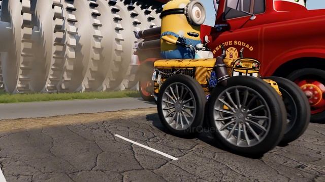 ЭПИЧНЫЙ ПОБЕГ ОТ ГИГАНТСКОГО ГРУЗОВИКА - МОНСТРА ПРОТИВ АВТОМОБИЛЯ В BEAMNG DRIVE