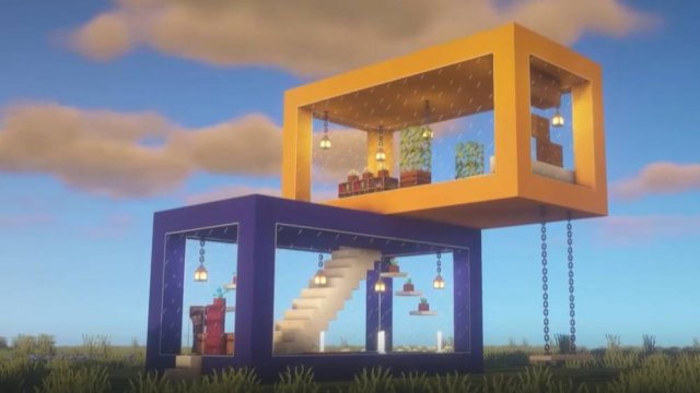 Майнкрафт как построить КРУТОЙ ДОМ #майнкрафт #постройки красивый дом мультики новые серии