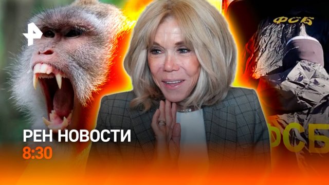 Зарплата на миллионы / Тайна Макрон раскрыта? / Побег зараженных обезьян / РЕН Новости 8:30 29.10