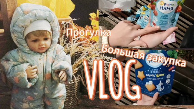 Влог с реборном/большая закупка/прогулка/VLOG
