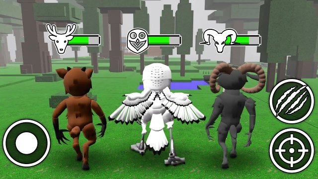 Играем за МЛАДЕНЦЕВ: ОЛЕНЯ, СОВУ, БАРАНА в «99 ночах в лесу» Анимация Роблокс