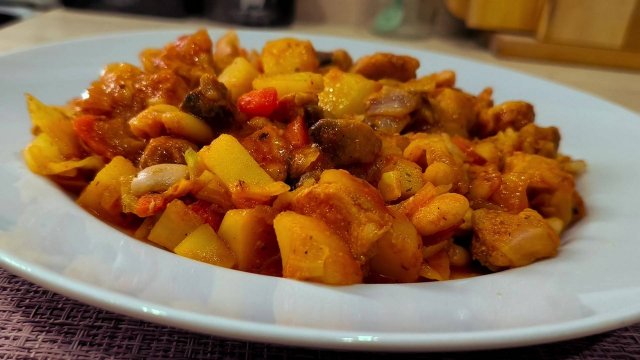 Одно Из Лучших ОВОЩНЫХ РАГУ с Курицей. РЕЦЕПТЫ ПП. Свинина в Соусе и Салат из Капусты. ЕШЬ И ХУДЕЙ!