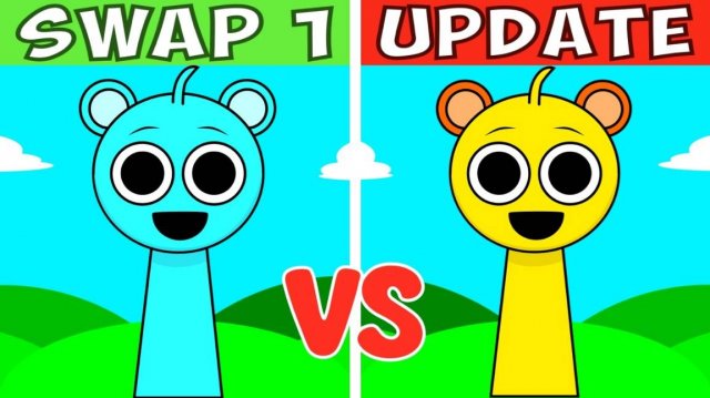 INCREDIBOX SPRUNKI: ФАЗА 1 - SWAP 1 VS UPDATE! 🔄💢 БИТВА ВЕРСИЙ!