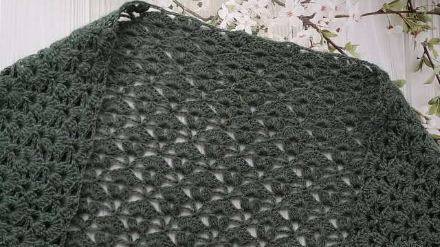 МК Узор для шали крючком 🌼