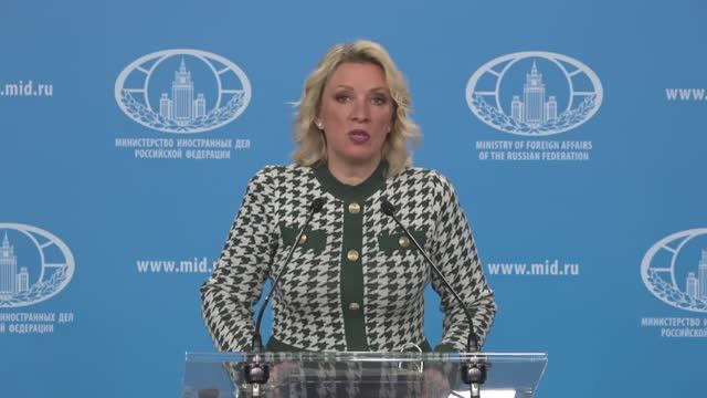 Брифинг М.Захаровой, Москва, 30 октября 2025 года