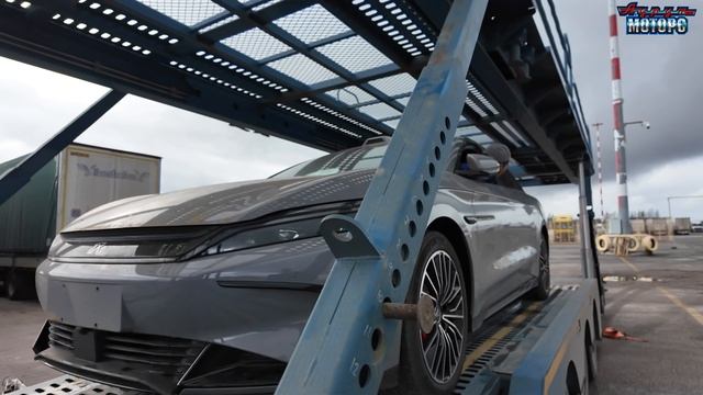 Принимаем в Москве BYD HAN приехал из Китая "ПОД КЛЮЧ"!