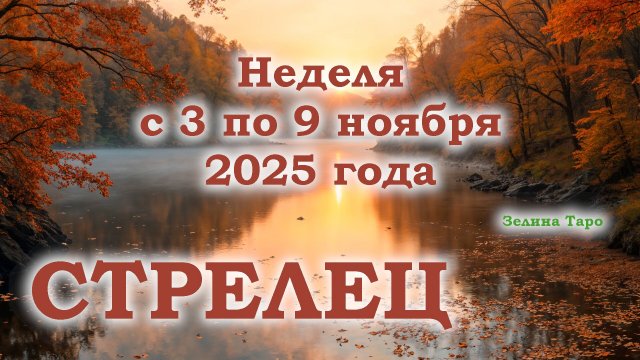 СТРЕЛЕЦ | ТАРО прогноз на неделю с 3 по 9 ноября 2025 года