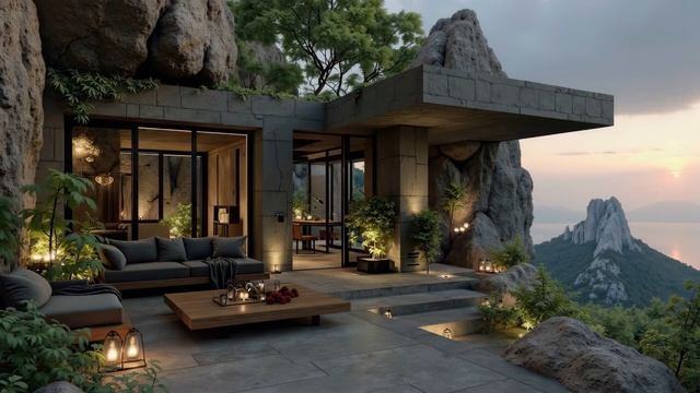 Deep Work Chillout Music ~ Focus & Study Ambient Sounds | Tranquil Mountain Retreat