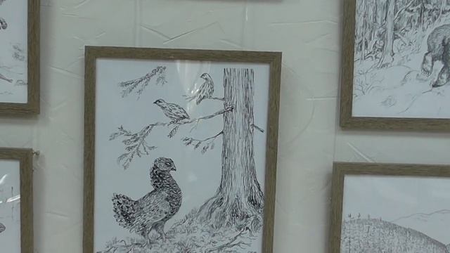 Выставка рисунков зоолога Подольского Сергея Анатольевича