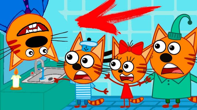 ТРИ КОТА - Музыкальная открытка и варенье в подвале - Мультики для детей смотреть