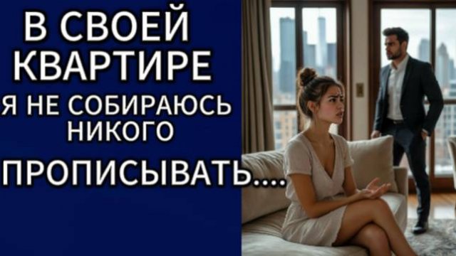 Истории из жизни|В своей квартире я не собираюсь никого прописывать|Аудио рассказы|Жизненные истории
