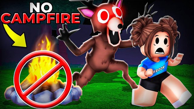 Выживаем БЕЗ ОГНЯ в игре 99 ночей в лесу в РОБЛОКС