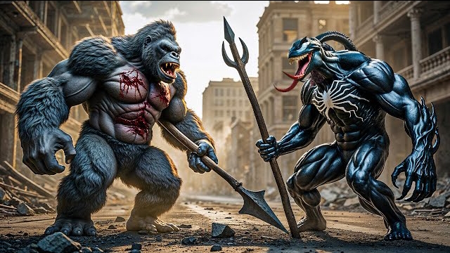 Кинг-Конг против ВЕНОМА — Битва Титанов