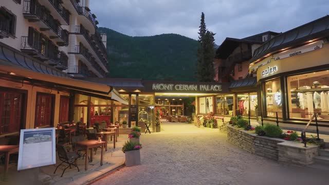 Церматт, Швейцария 🇨🇭 Вечерняя прогулка на закате ✨ Волшебство после заката 🌙 Расслабляющая прогу