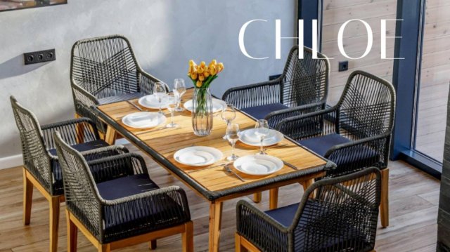 Кофейный комплект из акации Royal Family CHLOE — выбор для уюта от ПАРК МЕБЕЛИ