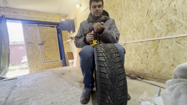 Дошиповка зимней резины самостоятельно