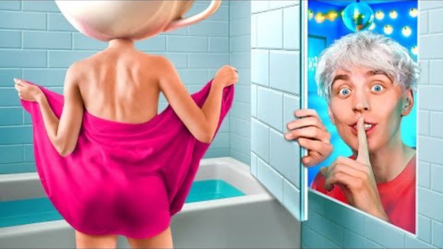 Построили 3 СЕКРЕТНЫЕ КОМНАТЫ, Чтобы Следить за БАЛЕРИНОЙ КАПУЧИНО !