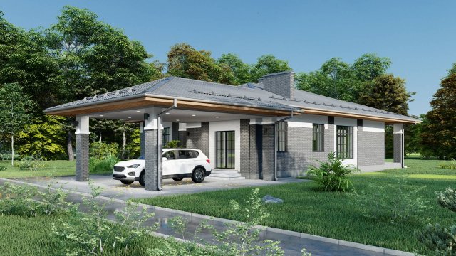 Проект небольшого загородного дома