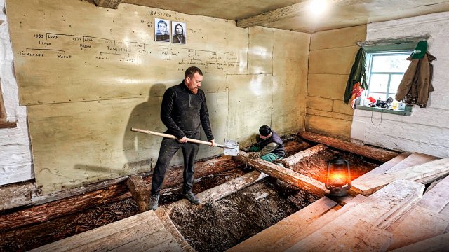 ЗАМЕНА ПОЛА В ДЕДОВСКОМ ДОМЕ. Сложности и решения.
