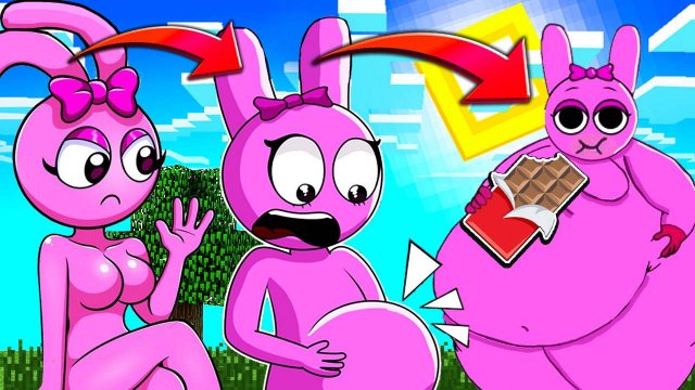 😳 МАЙНКРАФТ, НО ПИНКИ СТАЛА ЖИРНОЙ СПРУНКИ 🌈 SPRUNKI INCREDIBOX MINECRAFT