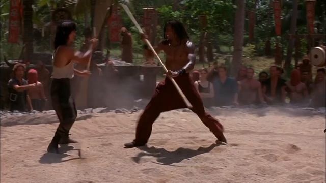 лю канг против черно кожова  - смертельная битва ( mortal Kombat )( 1995 )