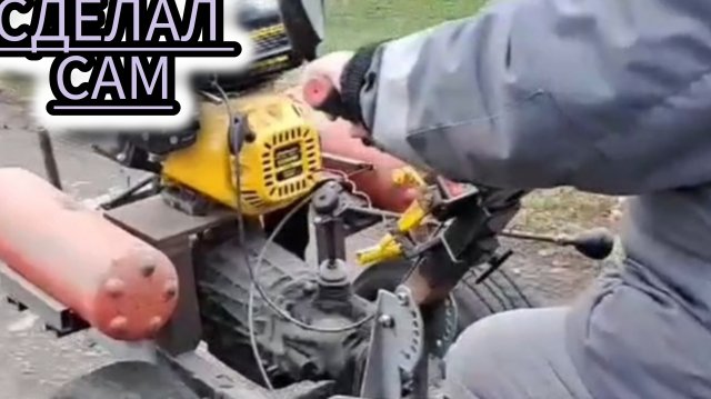 Полностью самодельный мотоблок от а до я, с адаптером и полноценной задней навеской для оборудования