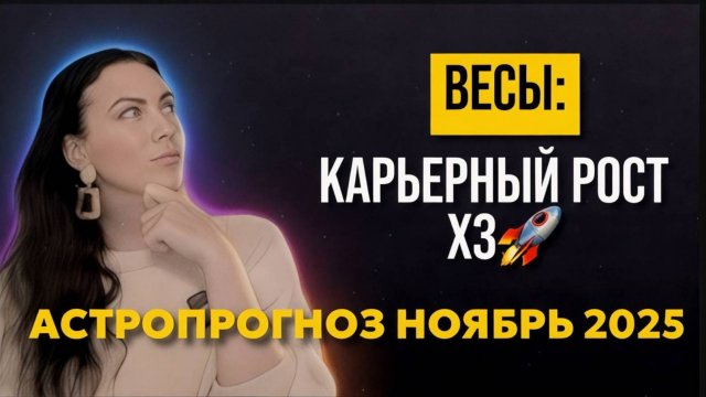 Весы: прогноз на ноябрь 2025
