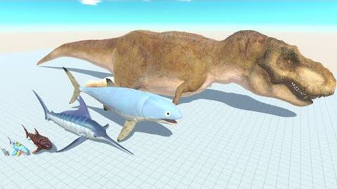 ARBS: Летающий Тиран! 🦖🦅 Тираннозавр Рекс в Небесах против Хищников и Травоядных!