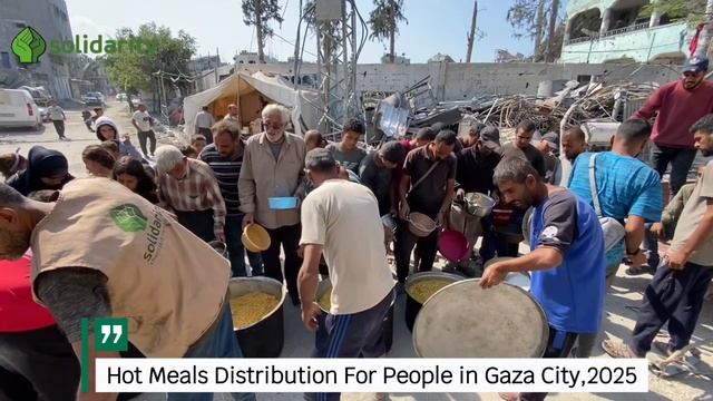 Фонд "Солидарность" распределил помощь в Газе
