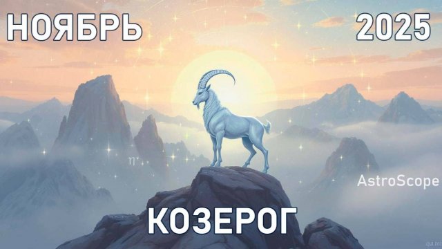 ♑️ Козерог — ноябрь 2025 крепкие вершины и тихая сила