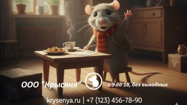 Крысяня — лучший ИИ помощник в российской квартире!
