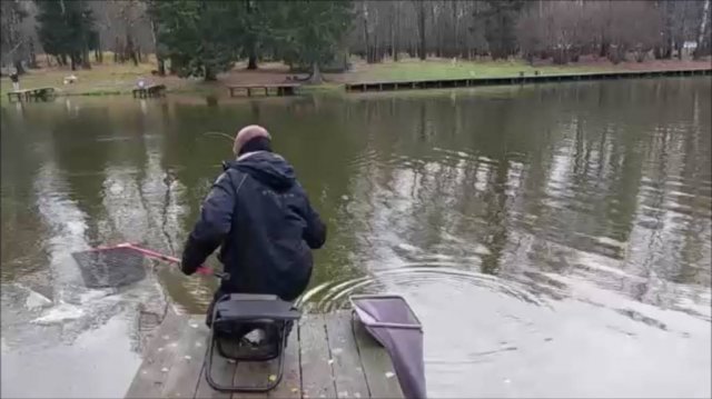 Поимки форели на закидушки и спиннинг. Клёвое место, Лосиный остров, верхний водоём.