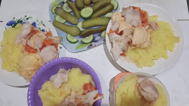 у простых людей царский ужин