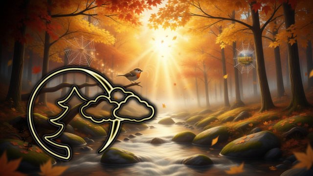 🍂Звуки природы | Пение птиц, Звук воды🌿Осеннее настроение | Успокаивают нервную систему | Nature