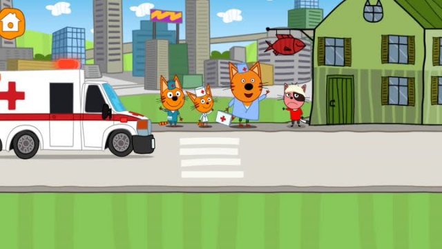 Три кота скорая помощь