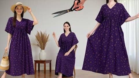 Очень простой вариант моделирование платья со спущенным рукавом.