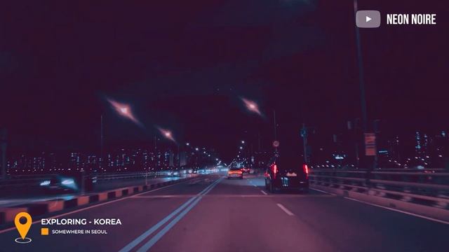 Seoul & Gyeonggi Night Drive – Lo-Fi Jazztronica Funk | Sleep, Relax, Study