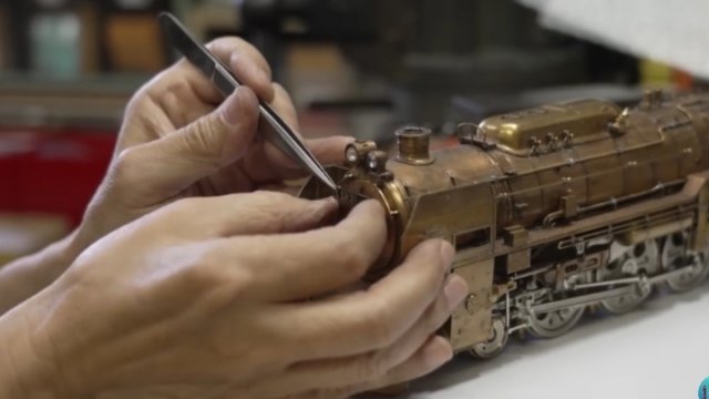Модель паровоза своими руками из металла