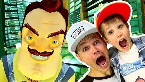 МЫ ЭТО СДЕЛАЛИ!!! Привет сосед Акт 2 Летсплей от Макса и папы   Hello Neighbour