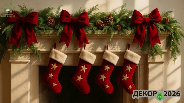 Идеи украшения дома на Новый Год 2026 фото идеи для вдохновения 🎄 (35)