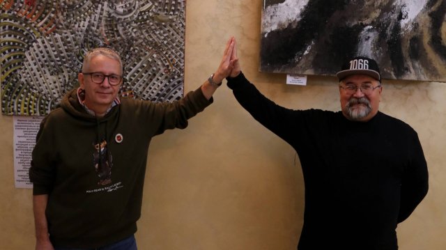 Видео-арт на выставке "Проницательные периоды"/ ДК "Саввино", Балашиха