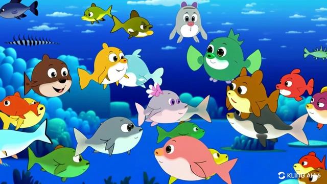 Рыбки в океане. Мультики