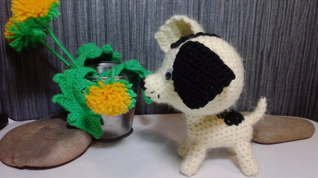 Щенок Шарик, ч.2.  Puppy Ball,р.2.  Amigurumi. Crochet.  Амигуруми. Игрушки крючком.