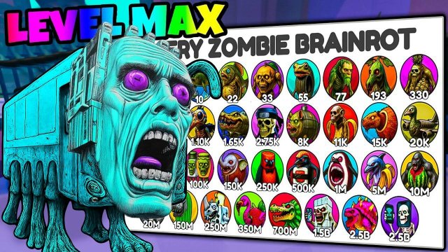 ПОЛУЧИЛ ВСЕ ЗОМБИ ЭВОЛЮЦИИ В ИГРЕ ЭВОЛЮЦИЯ БРЕЙНРОТОВ ЗОМБИ! ROBLOX Brainrot Zombie Evolution