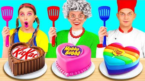 Кулинарный Челлендж| Я против Бабушки | Кухонные Лайфхаки и Хитрости от TeamTeen Challenge