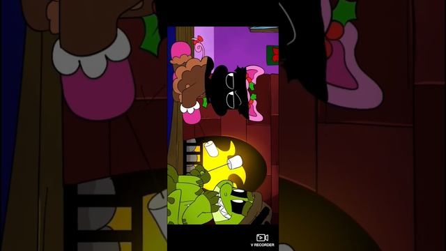 новый год улыбающихся зверят.