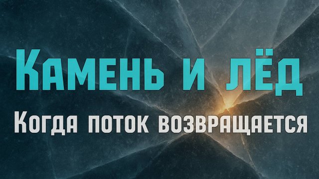 Камень и лёд -  Когда поток возвращается поток..